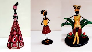 5 Awesome Newspaper Dolls | Paper Doll | Doll | Newspaper Craft | Best Out of Waste