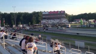 Top fuel burnout