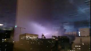 Lightning Hits the London Walkie Talkie