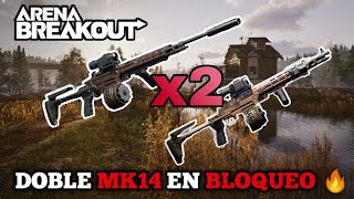 DOBLE MK14‼️ en BLOQUEO 😱🔥 (Valle y Puerto)|| Arena Breakout (Gameplay Español) - JackkaTM