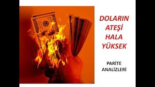 DOLARIN ATEŞİ HALA YÜKSEK (Forex Parite Analizleri)