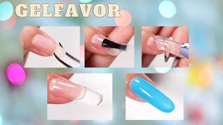 Nail Strengthener with Gel polish and Poly Gel  | Gelfavor Nails Tips