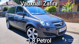 2014 Vauxhall Zafira 1.8 Petrol Manual, Full Main Dealer Service History, 1 Owner, Hpi Clear