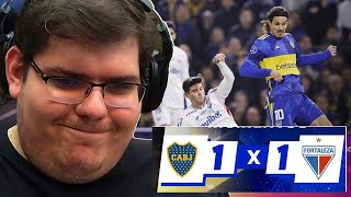 CASIMIRO REAGE A BOCA JUNIORS 1X1 FORTALEZA | MELHORES MOMENTOS #casimiro