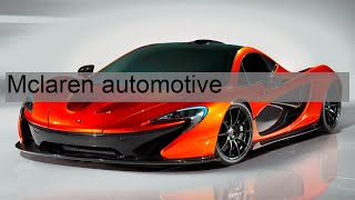 Mclaren automotive