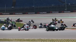 Start Sidecars am @Nürburgring beim Kölnerkurs 2024 Z Klasse @DHM