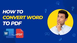 How to Convert Word to PDF  #windows10 #tech #windows11 #msofficeword #word #techreview