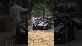 Apollo IE V12 hypercar hard acceleration and exhaust sound at the 2018 Goodwood Festival of Speed.