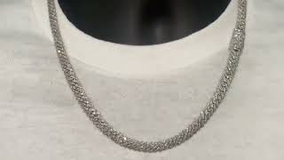 Cuban Link Chain #navettefinejewelry #jewelry #hiphop #whitegold