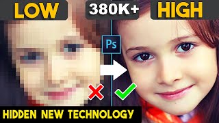 How to Unblur and Enhance Pixelate image to Depixelate in Photoshop | Hidden New Technology