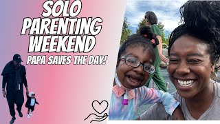 SOLO PARENT VLOG| PAPA TO THE RESCUE| MAMA OF TWO|