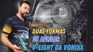 Como vitrificar farol com V-light da Vonixx.