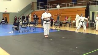 Jennifer Allman performing Yoseikan KoBu Kan at the Southwest Classic 2016