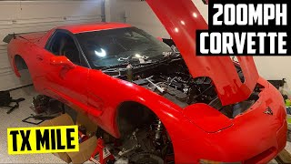 Building a 200mph Corvette - TX Mile (part 1)