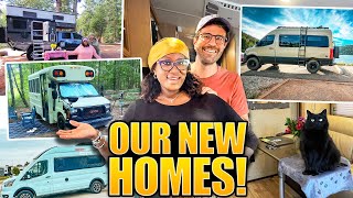 We Swapped Van Life for 7 VERY Different RVs (RV Tour) - RV LIFE