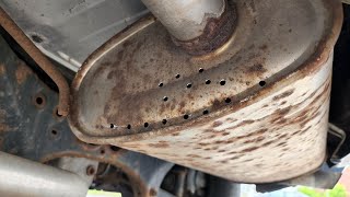 2009 Subaru Impreza 2.5i Hatch 5MT-Drilling holes on exhaust and resonator