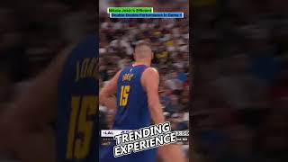 Nikola Jokic's Efficient Double Double Performance In Game 1! April 20, 2024