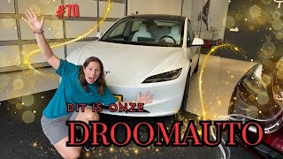 #70 ONZE DROOMAUTO OPHALEN! #teslamodel3 #tesla