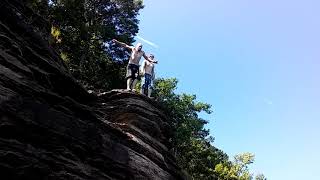 Greer's Ferry Lake, Heber Springs, Arkansas-Cliff Diving