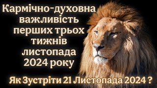 Кармічно-духовна важливість для кожної людини перших трьох тижнів листопада 2024 року