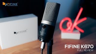 Fifine K670 Review & Test - The Blue Yeti Killer?