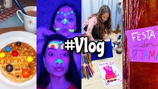 VLOG: FESTA DO PIJAMA SUPRESA, DIA DAS CRIANÇAS - Mah Marangoni