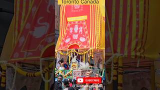 Live Rathyatra Toronto Canada #Toronto #lifeincanada #rathyatra #youtubeshorts