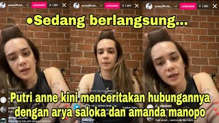 Sedang berlangsung.... Putri anne kini menceritakan hubungannya dengan arya saloka dan amanda manopo