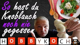 Knoblauch Creme Dip selber machen KNOBLAUCH PASTE einfaches Rezept im Backofen oder im GRILL