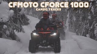 CFMOTO CFORCE 1000 SNOW RIDE | CAMSO TRACKS | GUSENICE ZA KVAD