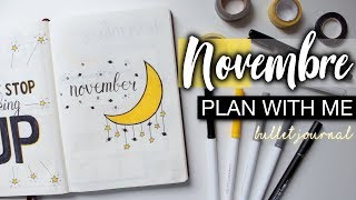 • Plan with me: Novembre⎪Bullet Journal⎪ZoWé