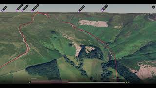 Grindsbrook, Peak District, Derbyshire - 3D fly-through