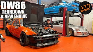 DW86 - My Wild 700hp AE86 gets a New RHS Engine