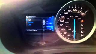 How to set lane keeping options on 2015 Ford Explorer