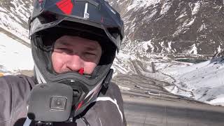 Cruce de los Andes en moto (KLR 650). Paso Los Libertadores en invierno. Chile a Arg. 28 jul 2022