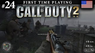 Call of Duty 2 | First time playing #24 | The Battle For Hill 400 (No commentary playthrough)