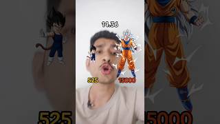 Trying to beat goku ✊ || hardest filter #anime #shorts