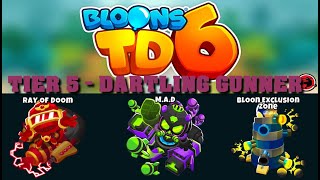 BTD6 - Dartling gunner tier 5 - comparison