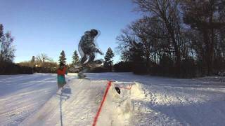 Snowboard Backyard with Nathan