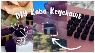 DIY Kaba Keychains✨🕋❤️| make ramadan keychains| #ramadan #diy #trending #art #papercraft #islam