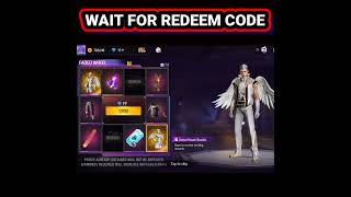 Wait For Redeem Code | New Faded Wheel | Only One Spin Trick | #shorts #freefireshorts #youtubeshort