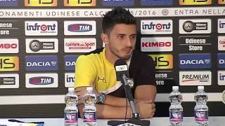 La conferenza stampa di Marquinho