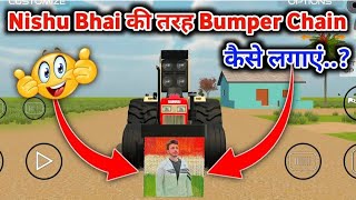 lndian Vehicles simulator d3 Nishu ki bumper chain kaise tagaye || Nishu deshwta tractor game ||