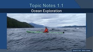 Notes# 1.1: Ocean Exploration