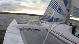 Corsair Trimaran - Evening Sail in August, 2013