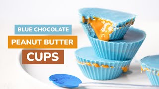 How to Make Magic Blue Peanut Butter Cups | Naturally Colored Dessert