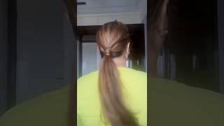 Viral Pony tail hack #ponytail #pony #hair #hairhacks