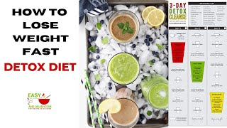 How to Lose Weight Fast | Dr. Oz Detox Diet (Recipes & Tips)