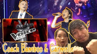 Carmelle Collado and Coach Bamboo | The Voice Kids Philippines | Reaction