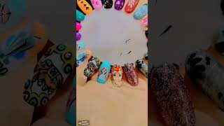 ganpati nail art design